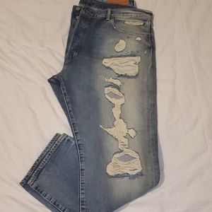 Levi's 501 jeans Stressed
